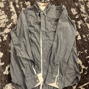 rag & bone Slate Chambray Button-Down Shirt